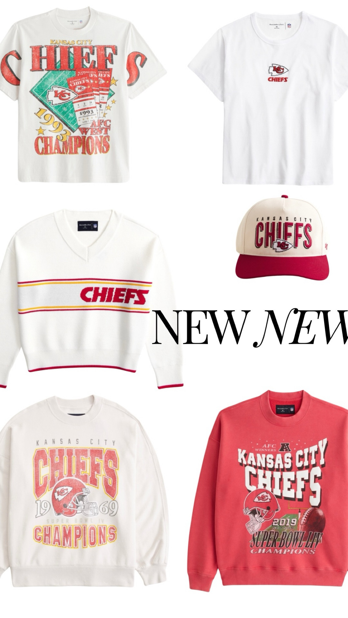 Abercrombie. New arrivals. NFL. football gear. Kansas City chiefs. Sweatshirt. T shirt. Hat. Fan gear. Football season. Game day. Fall outfit. Winter outfit. Summer outfit  

#LTKStyleTip #LTKFindsUnder100 #LTKxAF