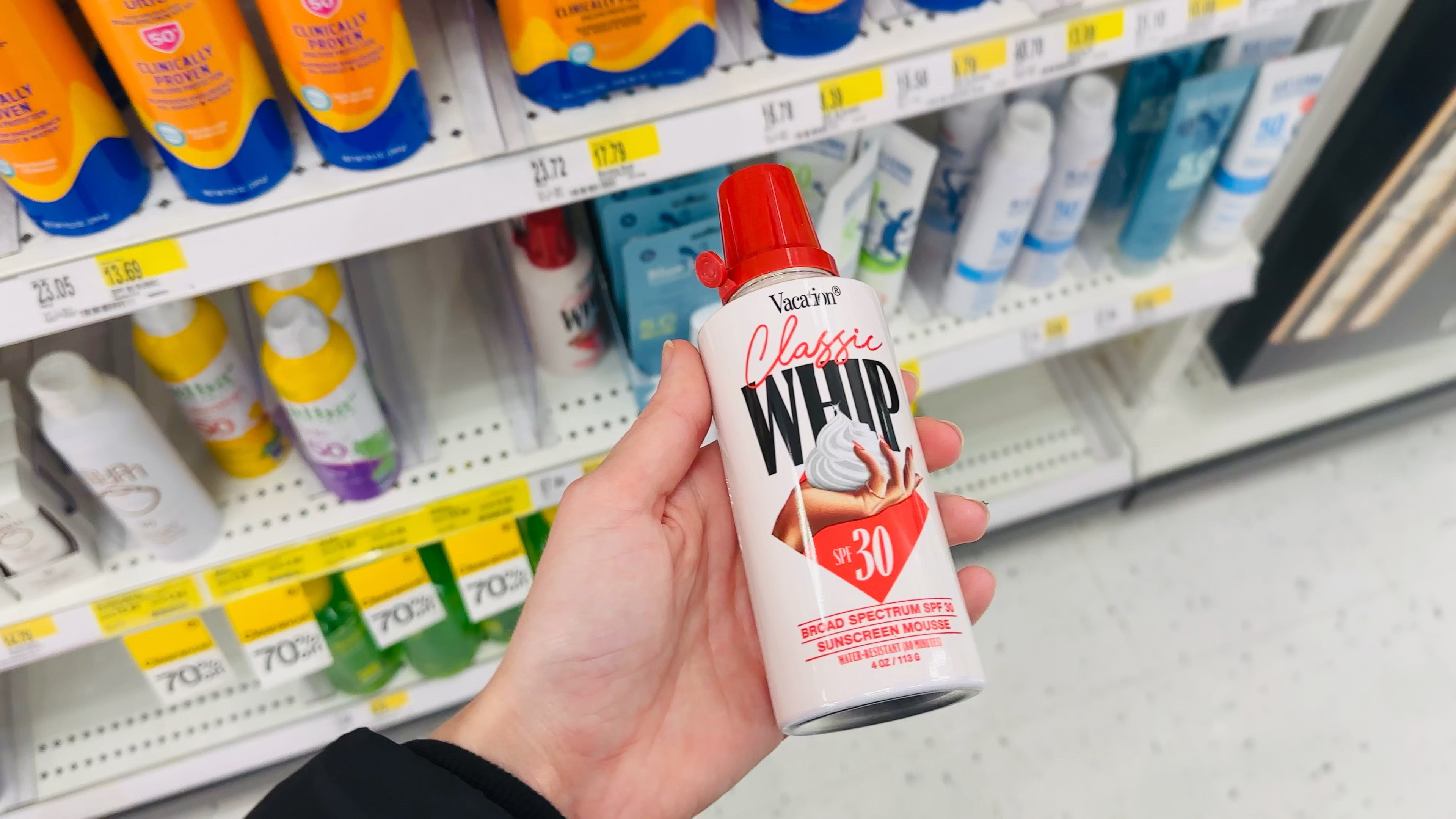 The coolest sun screen ever! The Vacation Classic Whip 30 SPF! Always an essential for an upcoming vacation or Summer!

#LTKSeasonal #LTKTravel