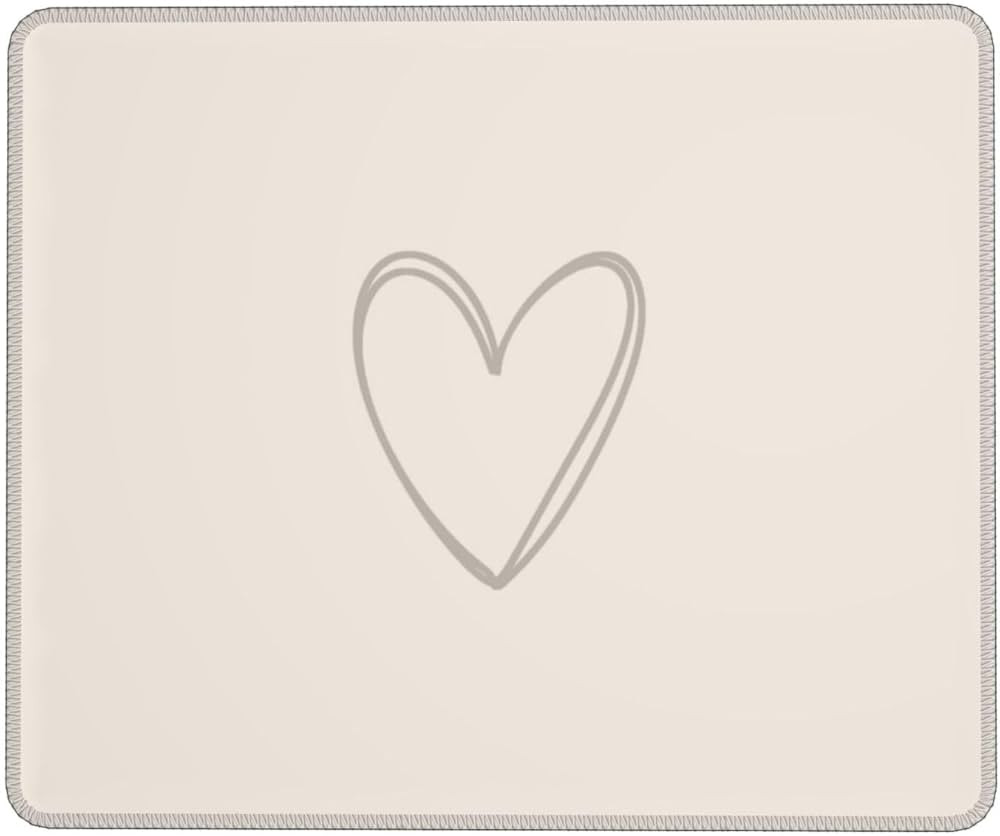 05 Linda alfombrilla de mouse, alfombrilla de mouse estética, alfombrilla de mouse beige, alfomb... | Amazon (US)