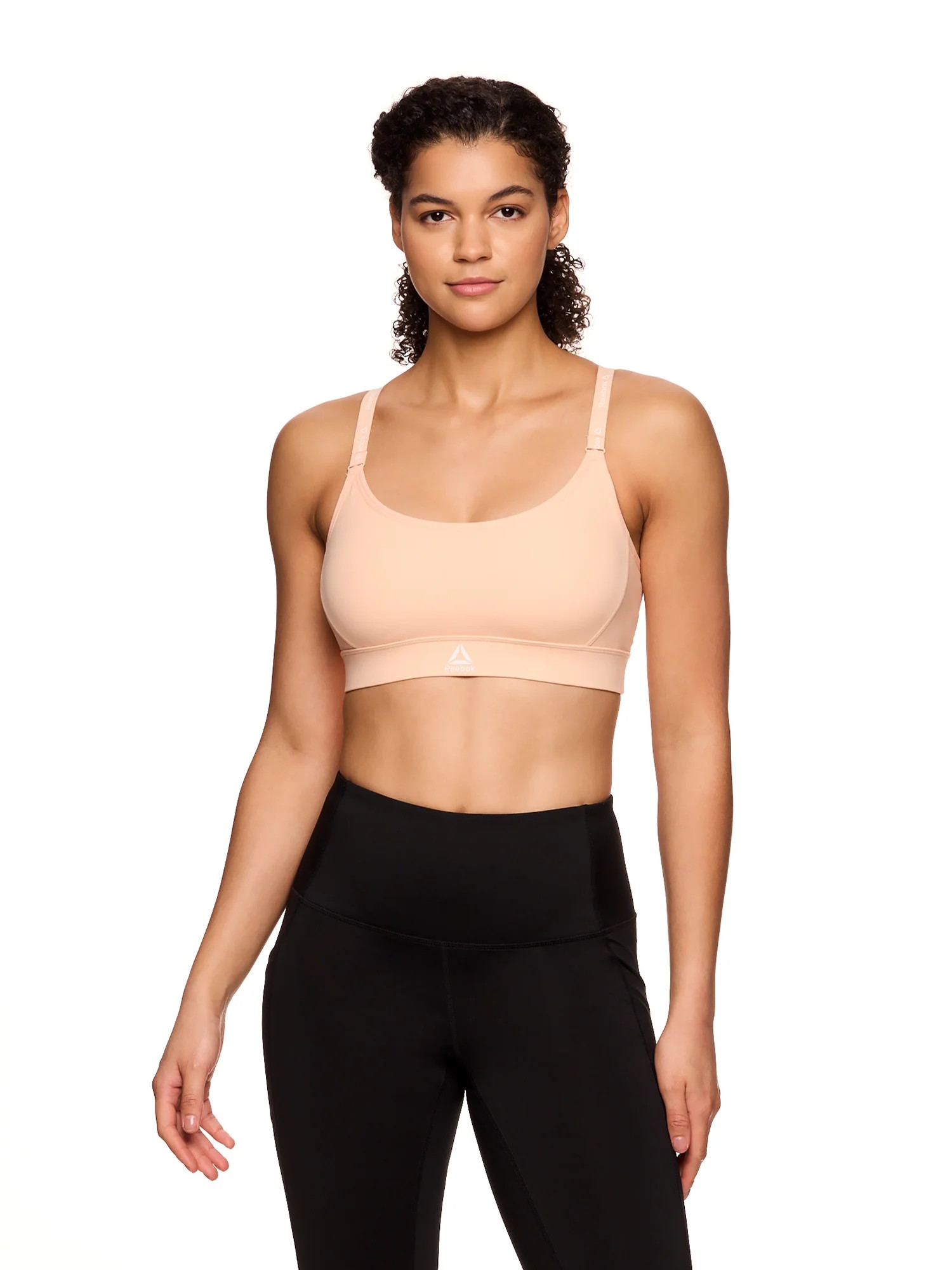Reebok Women's Low Impact Favorite Bra with Removable Cups, Sizes XS-XXXL | Walmart (US)