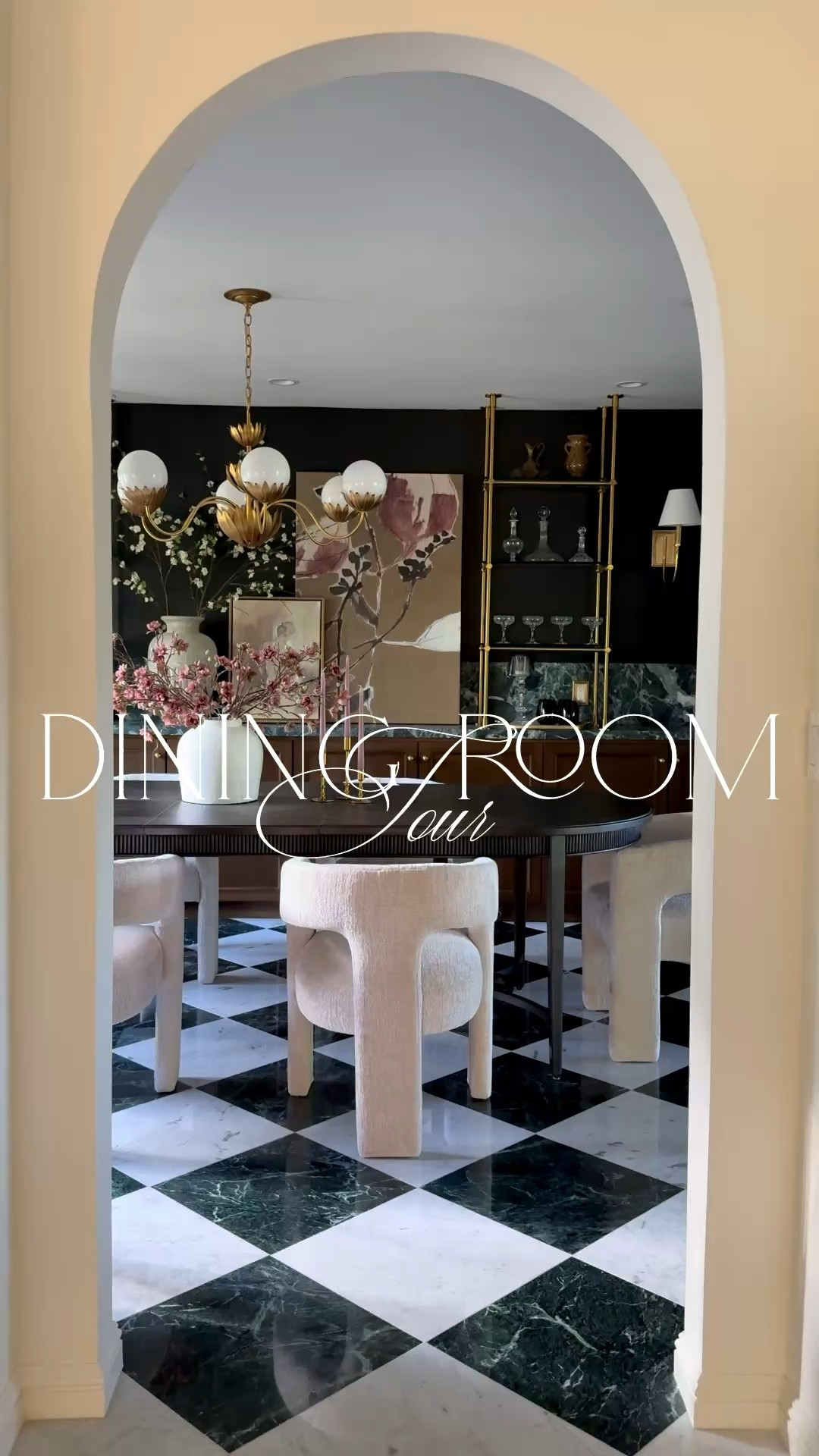 Dining room tour! A mix of high and low and vintage finds 🥰 Love our dining table and chairs! Both are from Wayfair!

Wall color: Green Black by SW
Shelving: couldn’t link but it’s the Simon from Iron Abode!

#LTKHome #LTKSaleAlert #LTKvlog