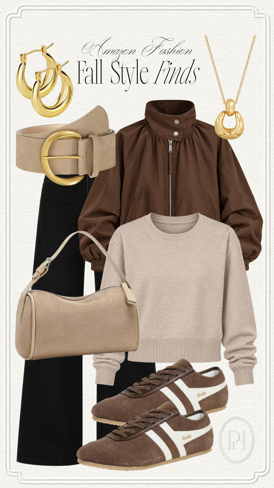 Amazon style finds for the season!

fall fashion, fall looks, fall outfit, fall style, black denim, black jeans, wide leg jeans, wide leg pants, neutral sweater, tan sweater, lightweight sweater, funnel neck jacket, brown jacket, fall jacket, fall outerwear, gold earrings, gold necklace, pendant necklace, suede handbag, brown sneakers, fashion sneakers, tennis shoes, casual chic look, suede belt, neutral outfit, neutral style, mom look, mom style, mom outfit 

 #LTKgrwm #LTKootd #LTKmomlife