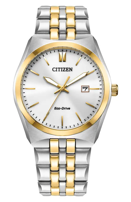 Citizen Corso Eco-Drive Bracelet Watch, 40mm in Two-Tone at Nordstrom | Nordstrom