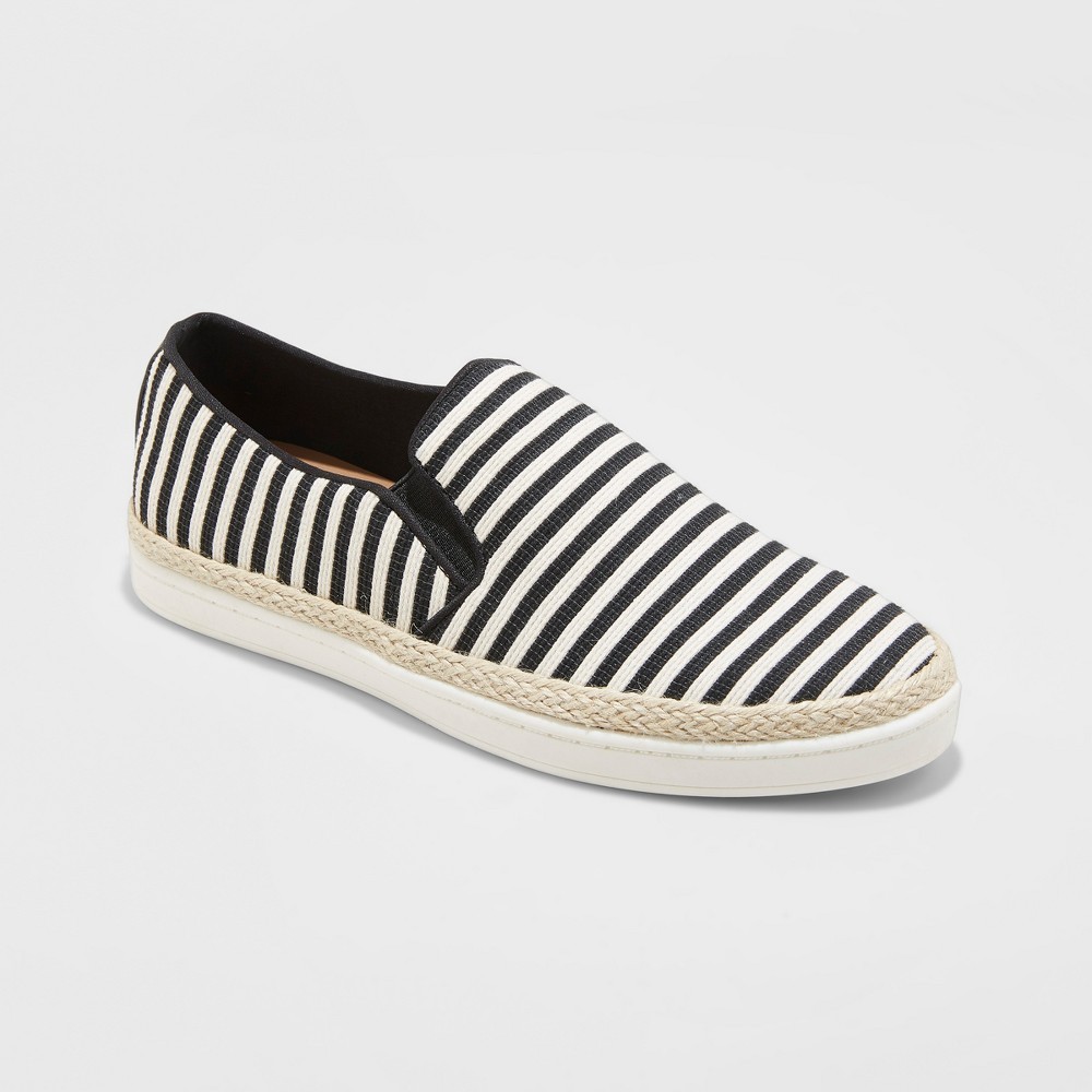 Women's Lily Canvas Twin Gore Sneakers - A New Day Cream (Ivory) 6 | Target