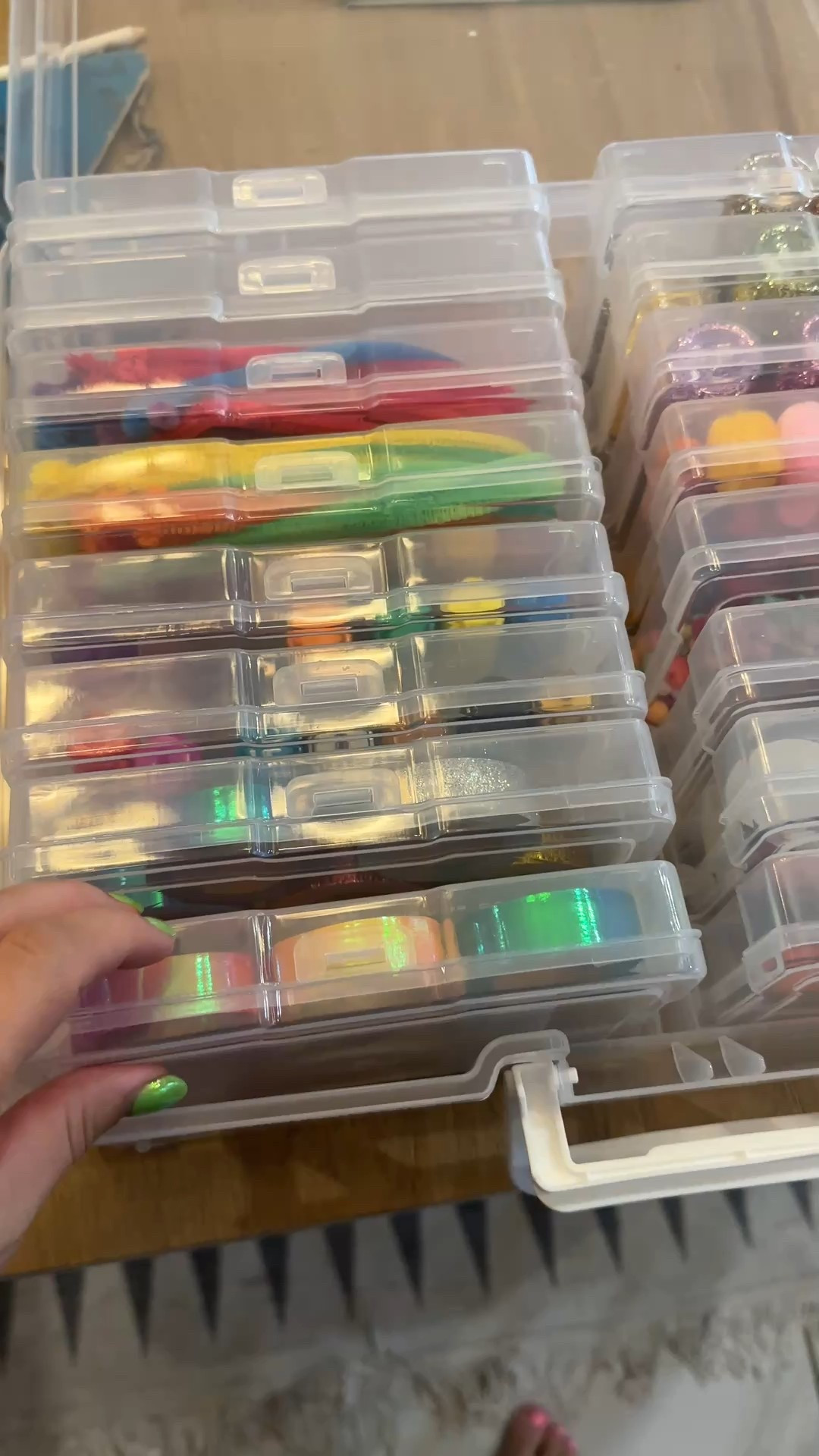 Get all your crafts organized!!!! 🧵🎨🖌️ #crafting #toddler #toddlercrafts #mondollama 

#LTKKids #LTKFamily