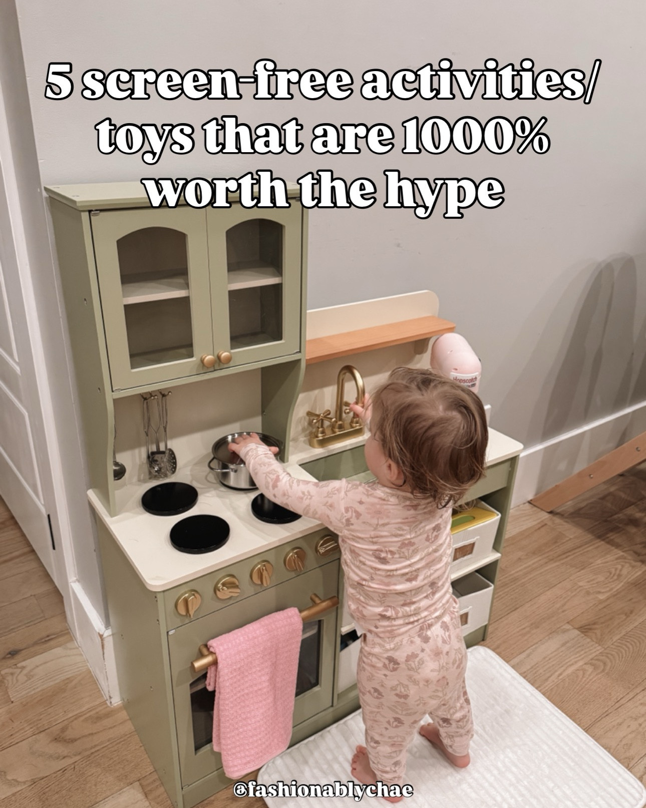5 screen-free activities/toys that are 1000% worth the hype! 

For the Toddler Tower, use discount code CHAE if you shop through dadadababy.com 

Screen free baby and toddler activities, Montessori home, Lovevery Playkits, toddler toy kitchen, Tinyland Kitchen, Tonie Box, Ms.. Rachel, Toddler Tower, non-toxic and sustainable toys, Cuddle + Kind Dolls, Age-Based Play Kits, toddler gift ideas

#LTKGiftGuide #LTKKids #LTKBaby