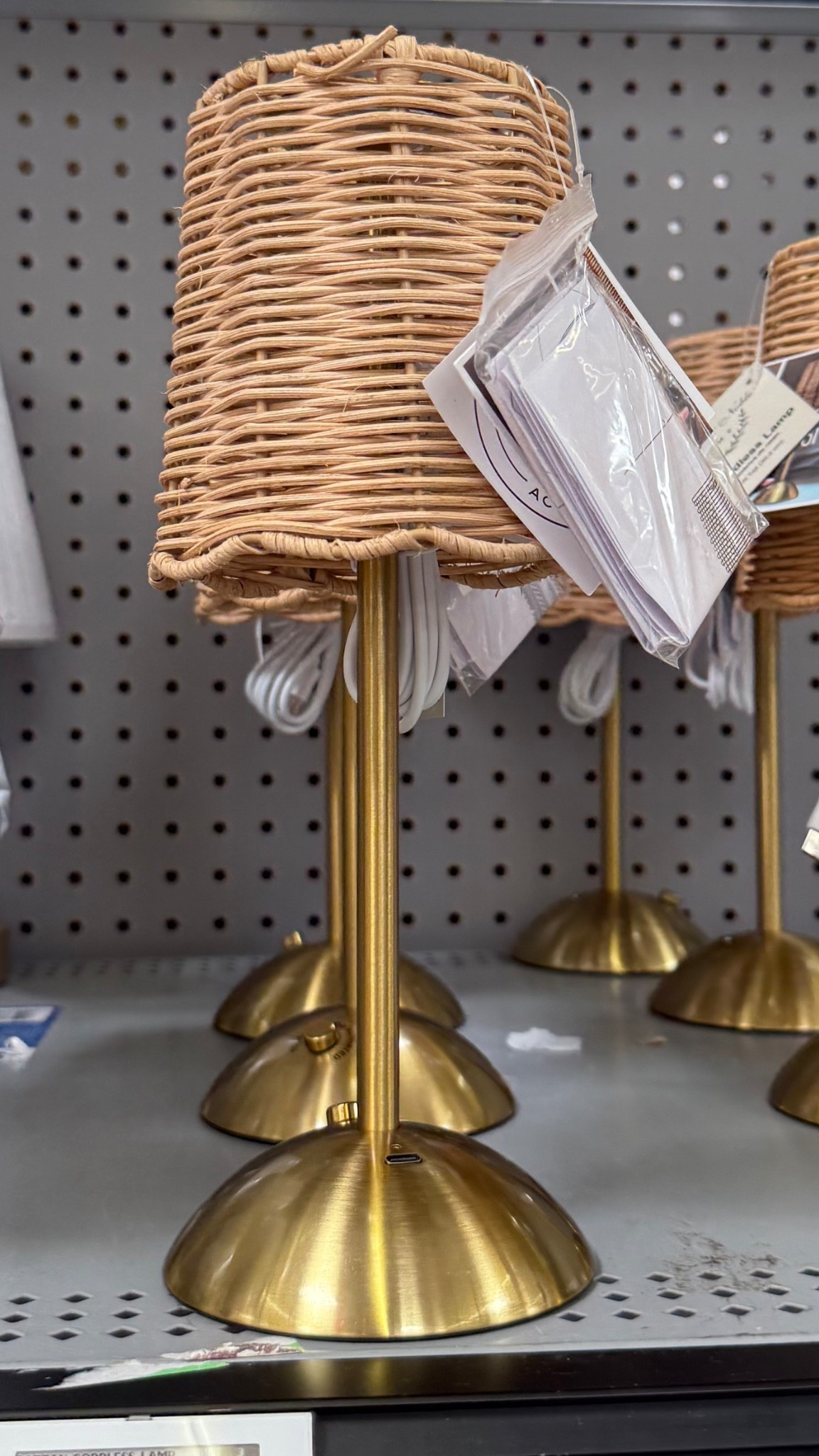 Tabletop lamp neutral home decor gold brown aesthetic dorm room apartment office refresh home finds fall Cordless Indoor Rattan and Gold Colored Table Lamp with Touch Switch/Dimmer

#LTKHome #LTKFindsUnder50 #LTKStyleTip