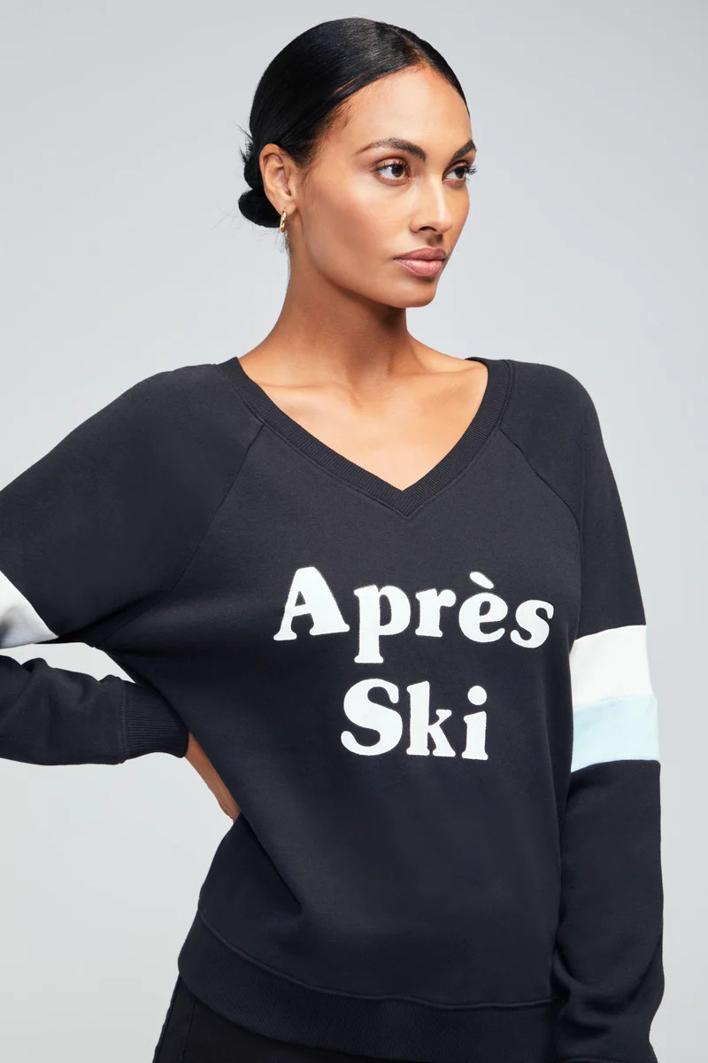 Apres Ski Gidget Beach Jumper | Clean Black | Wildfox