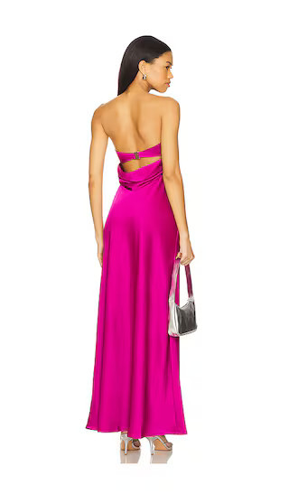 Runaway The Label Celeste Maxi Dress in Pink. - size M | Revolve Clothing (Global)
