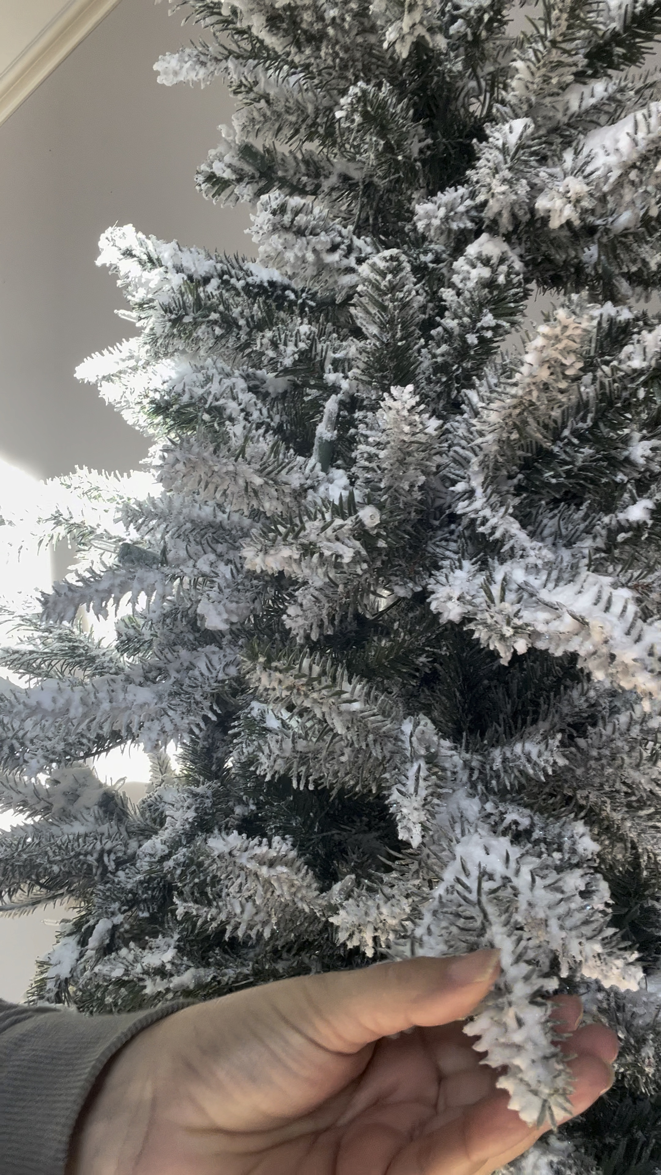 My DIY flock refresh is all done.  It looks great on my 6.5 foot Christmas tree.

#LTKhome #LTKHoliday #LTKSeasonal