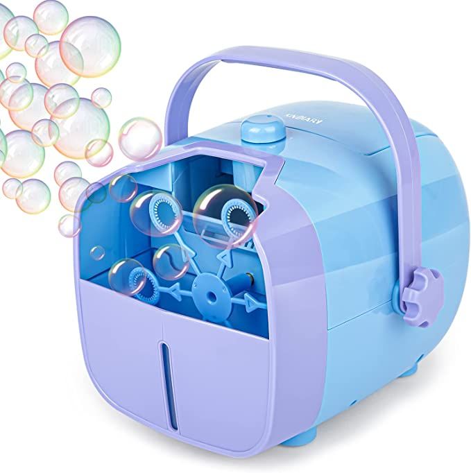 KINDIARY Bubble Machine, Automatic Bubble Blower, Portable Bubble Maker for Kids Toddlers with 50... | Amazon (US)