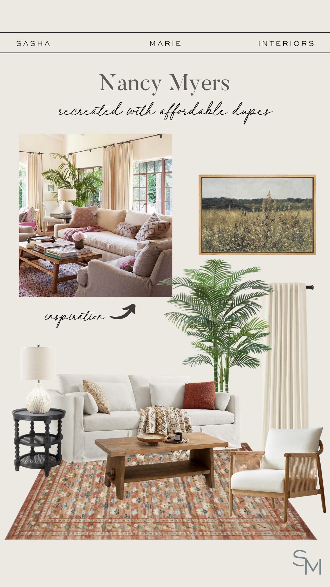 We’ve had so much fun recreating inspiration from this year’s dream projects into budget friendly moodboards. For our last style, we have the iconic Nancy Myers! 

#LTKFamily #LTKHome #LTKStyleTip