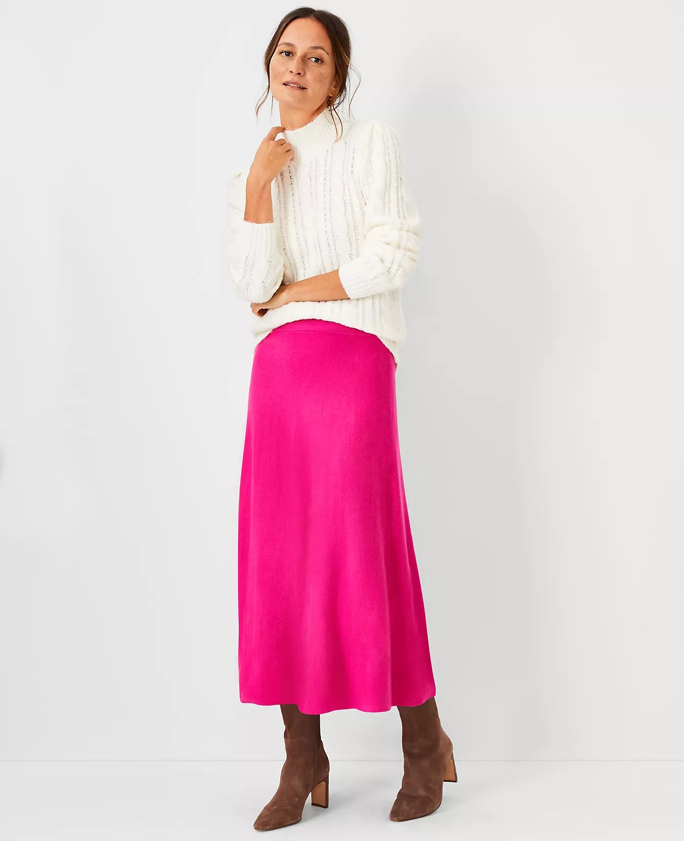 Midi Sweater Skirt | Ann Taylor (US)