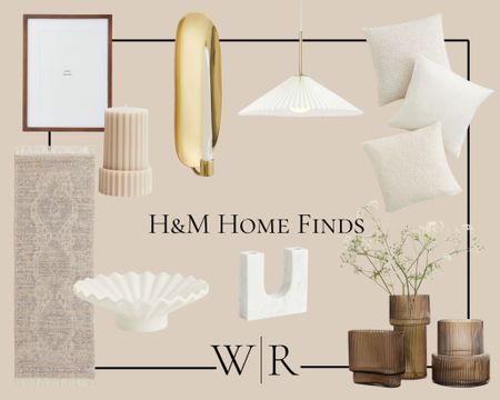 Interior Design Picks! Home decor for less. Rugs, wall sconces, throw pillows, frames, vases, candles and more! All from H&M Home. 

#LTKfamily #LTKfindsunder50 #LTKhome