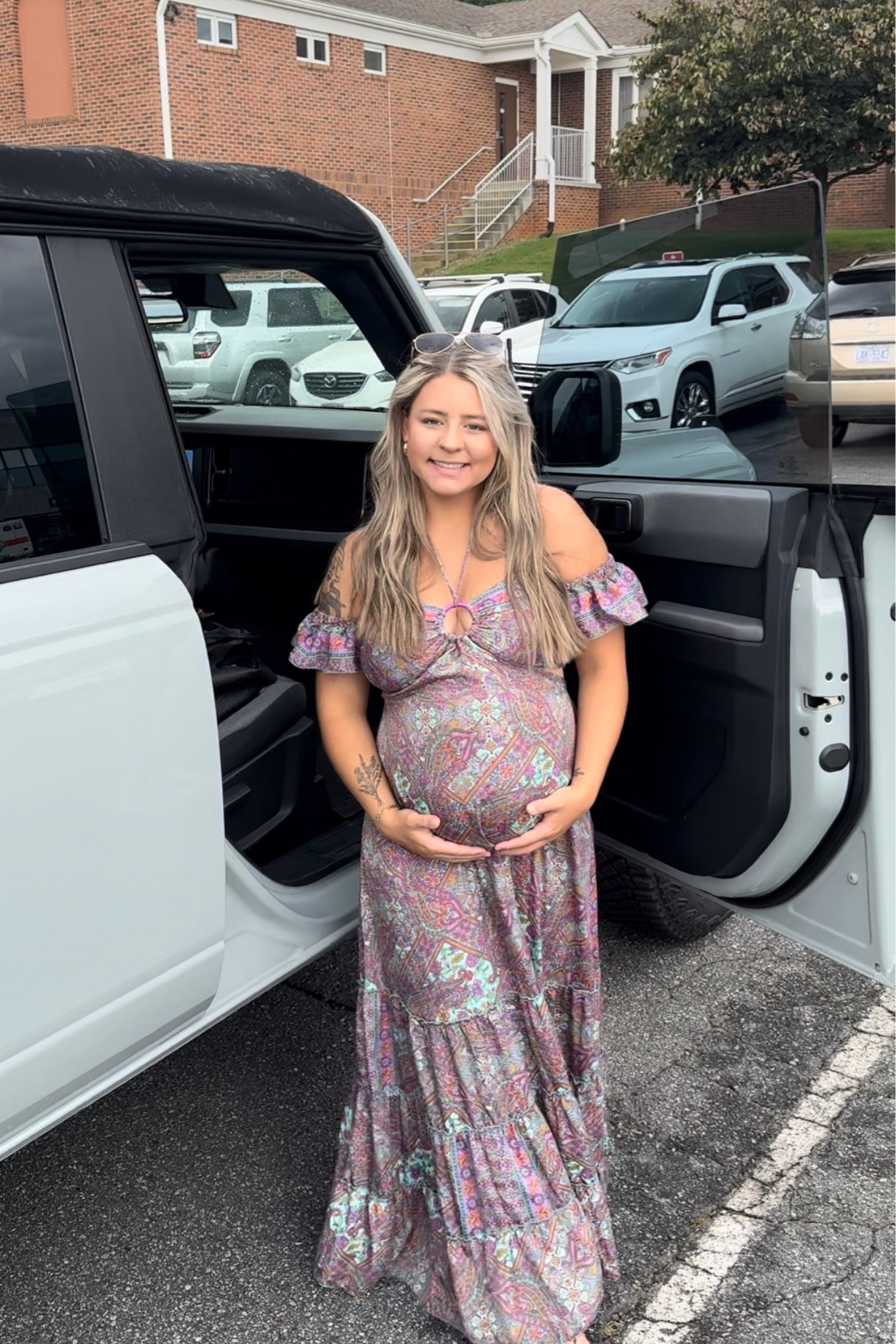 Dress is from Earthbound Trading Co, but I cannot find anywhere online! Linking similar styles below 

#LTKBump #LTKStyleTip #LTKNYFW