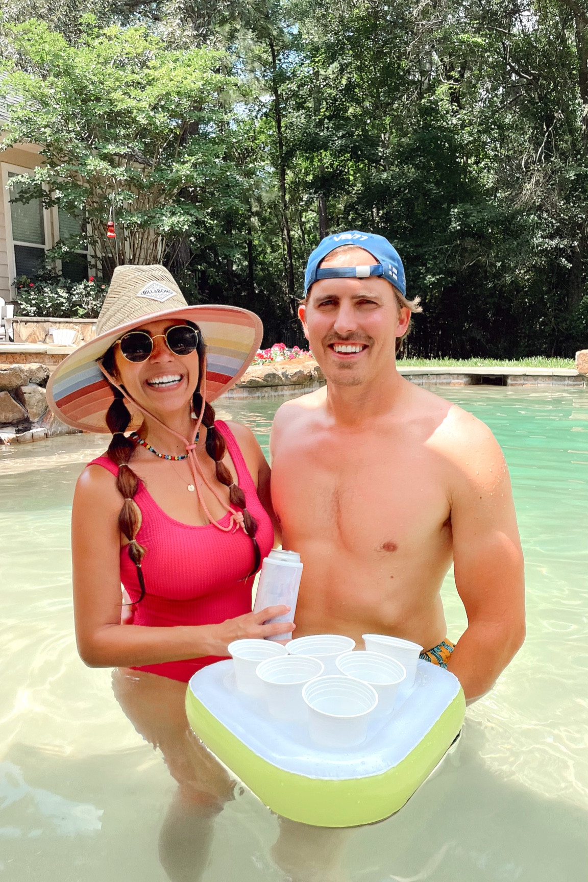 Summer 
Floating beer pong 
Straw sun hat 
Skinny can cooler 
Swim
Amazon finds 


#LTKswim