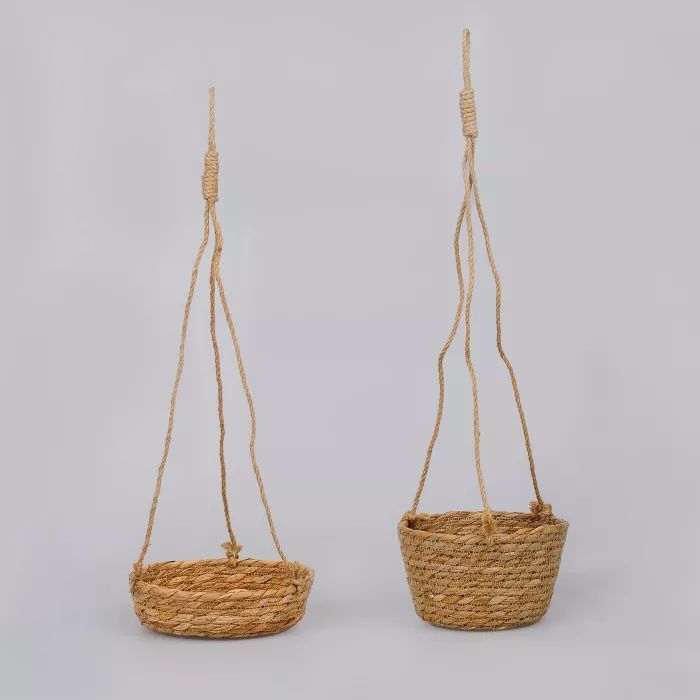 2ct Basket Weave Hanging Planter - Bullseye&#39;s Playground&#8482; | Target