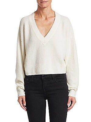 3.1 Phillip Lim Women's Alpaca Ribbed Knit Sweater - Antique White - Size Small | Saks Fifth Avenue