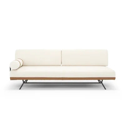 Aidan Bed 81" Wide Pillow Top Arm Sleeper Sofa Bed AllModern Fabric: Venga Cream Polyester Blend | Wayfair North America