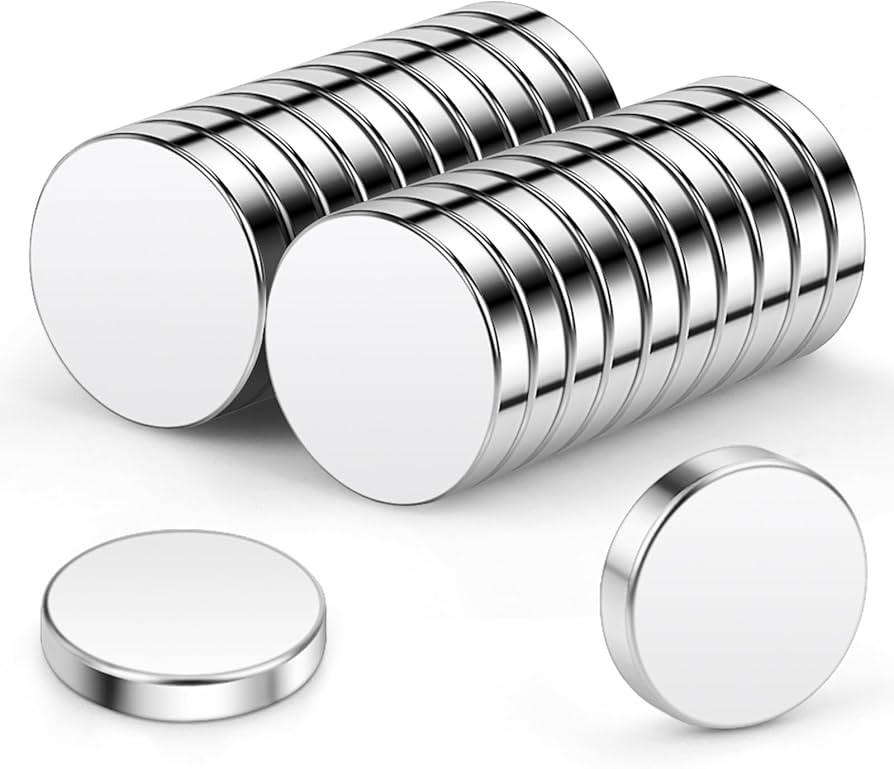 Wukong Round Magnets 10x2mm | 20 Pack, Extremely Strong Mini Magnets for Magnetic Pin Board, Refr... | Amazon (UK)
