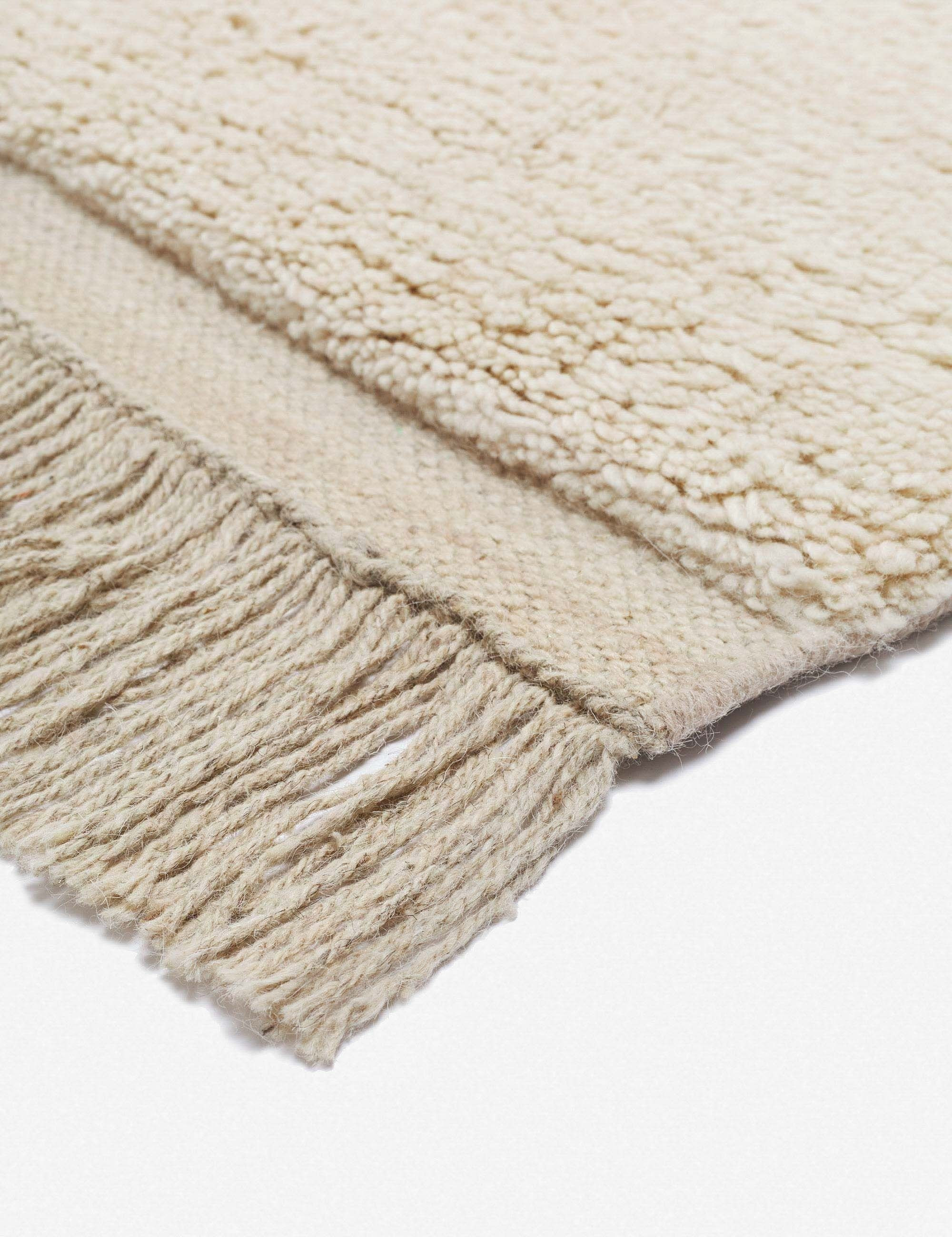 Amir Moroccan Shag Rug, Natural | Lulu and Georgia 
