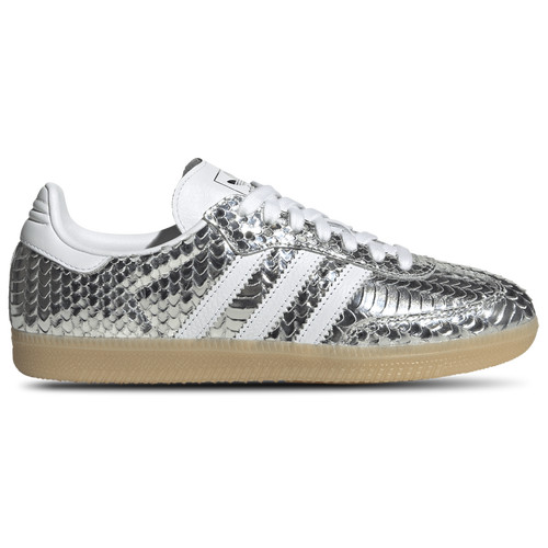 adidas adidas Originals Samba OG - Womens Gum 3/Footwear White/Silver Metallic Size 5.5 | Champs Sports