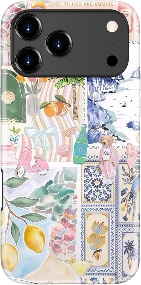 for iPhone 17 Pro Max Case Cute - Wireless Charging Compatible - Dual-Layer Hard Shell + Silicone... | Amazon (US)