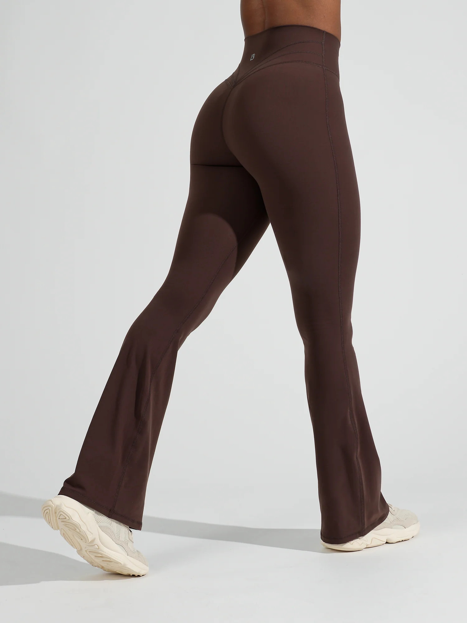 Foxy Flare Legging - Journey Dark Brown | Buffbunny