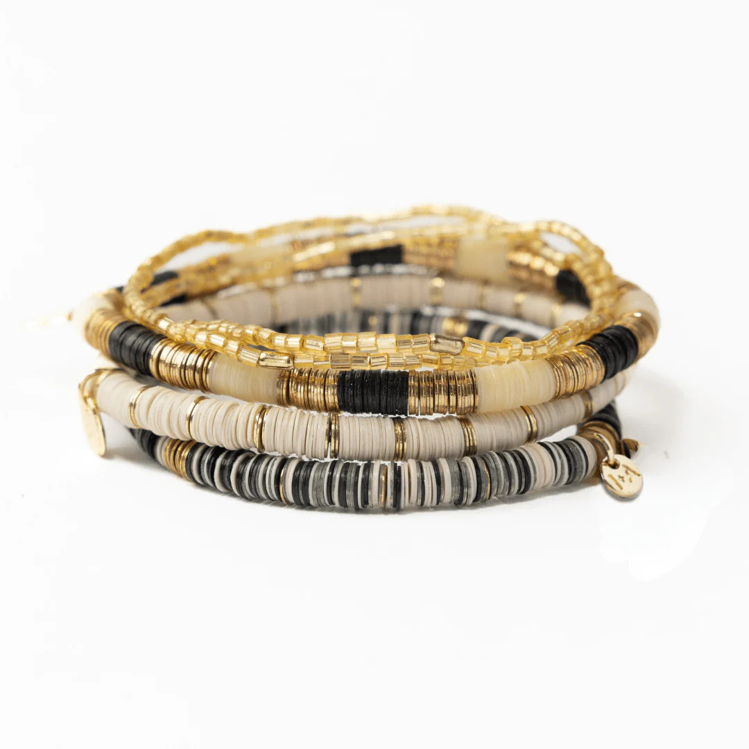 Grace Bracelet Stack of 5 - Neutral | INK+ALLOY