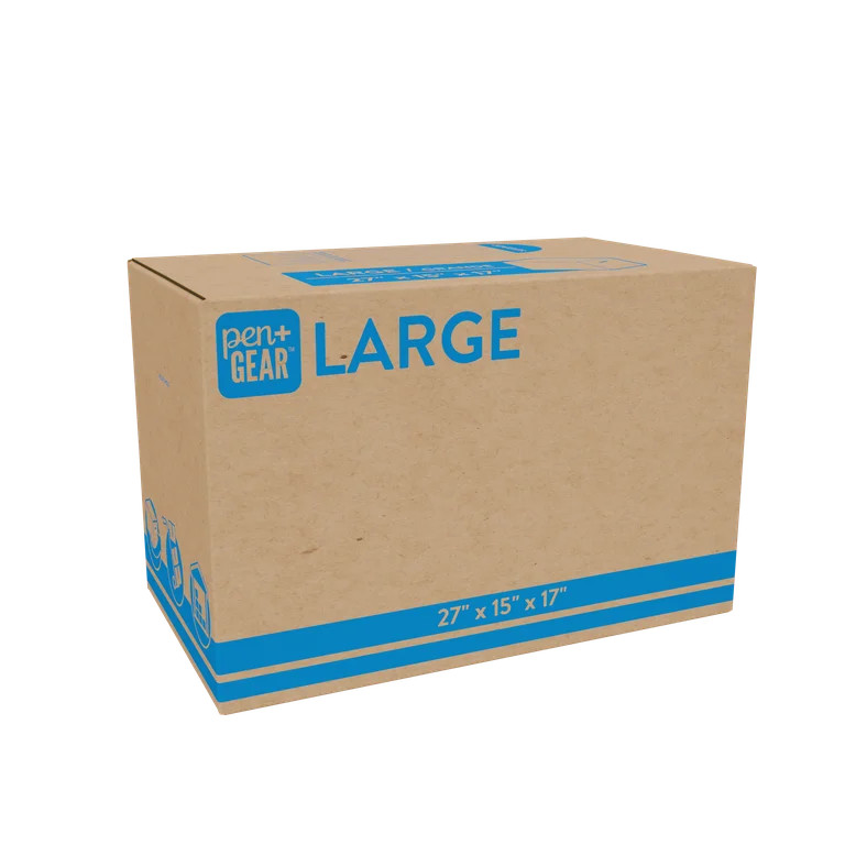 Pen+Gear Large Moving Boxes, 27L x 15W x 17H, Kraft | Walmart (US)