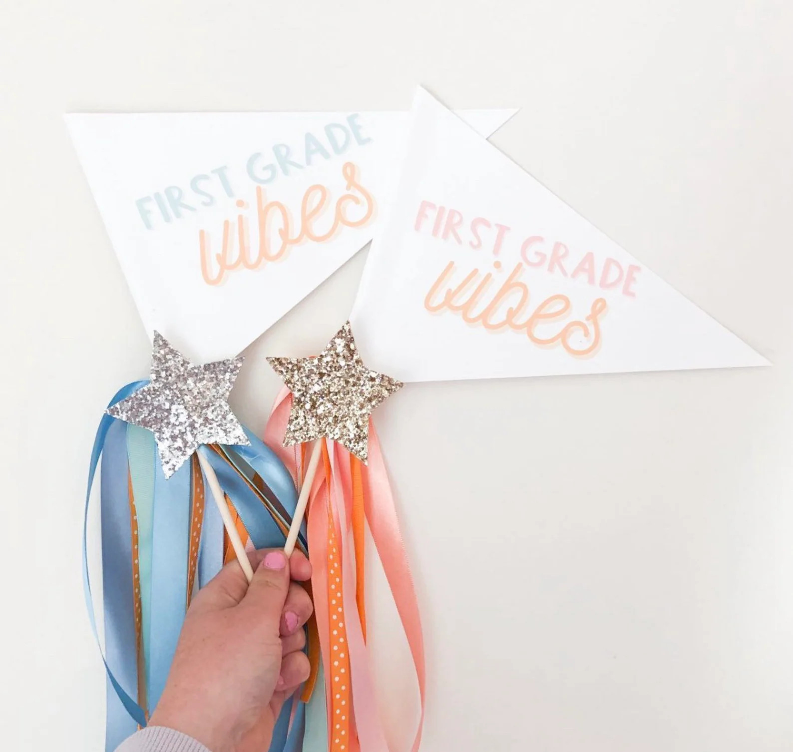 First day of school Vibes Pennant Flag | Etsy (US)