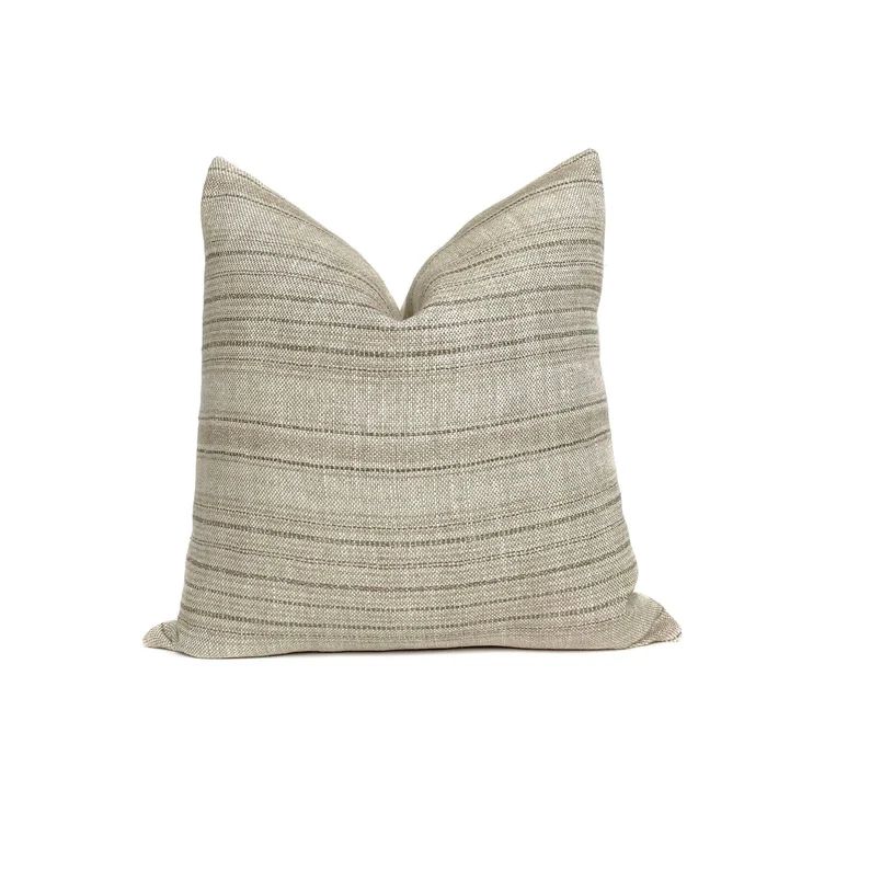 Sand Beige Pillow Cover Cotton Linen Blend Designer Cushion | Etsy | Etsy (US)