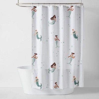 Mermaid Kids' Shower Curtain - Pillowfort™ | Target