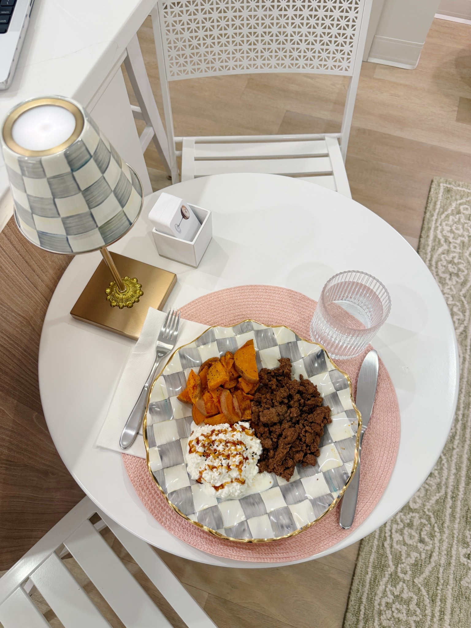 I love my Mackenzie Childs plates, I don’t ever save them for a special occasion I use them daily!! 