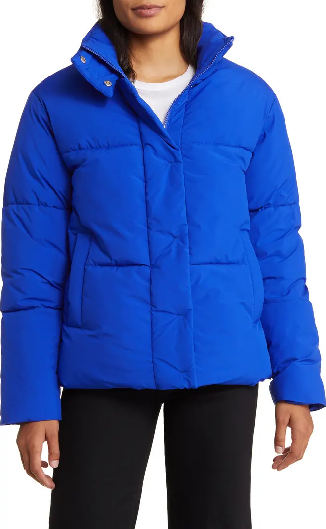 Sam Edelman Stand Collar Puffer Jacket | Nordstrom | Nordstrom