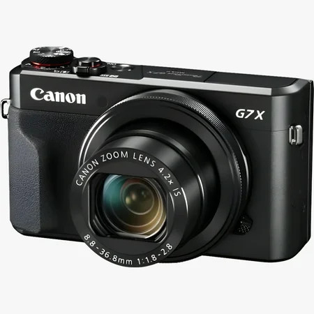 Canon PowerShot Digital Camera [G7 X Mark II with Wi-Fi & NFC, LCD Screen, and 1-inch Sensor - Black - (International Version) | Walmart (US)