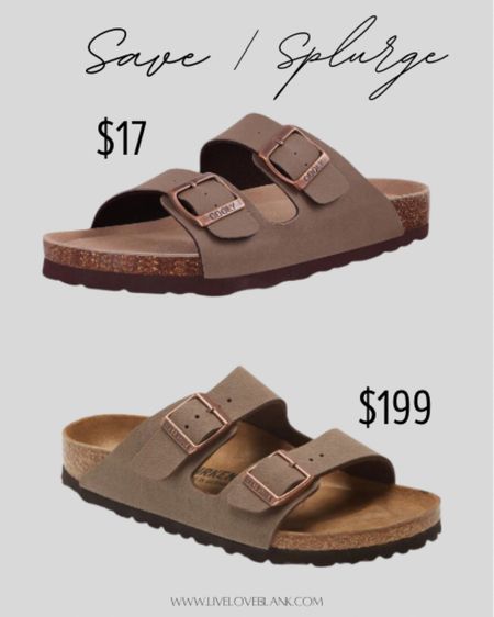 Save vs. Splurge 
Birkenstock 
Amazon
Spring and summer sandals 
#ltku

#LTKshoecrush #LTKSeasonal #LTKstyletip