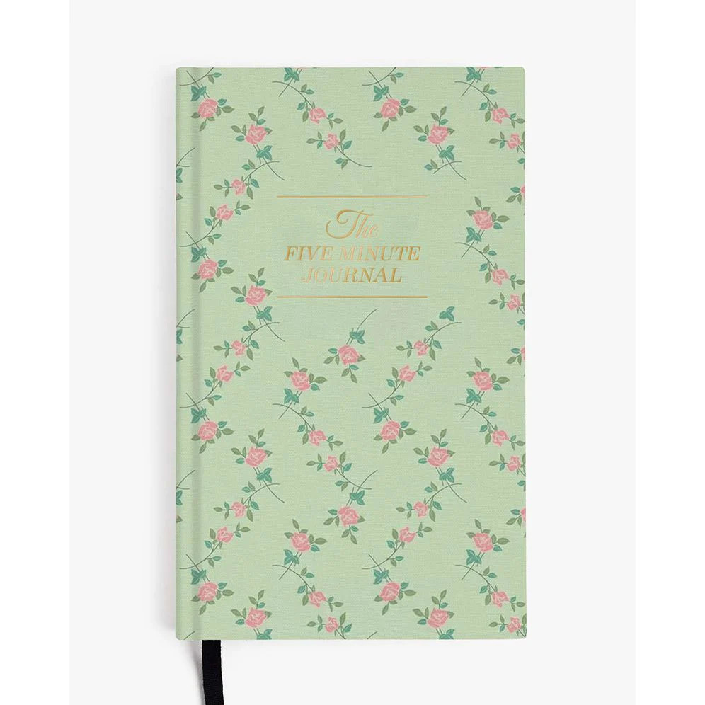 Five Minute Journal Green Floral | Paper Source