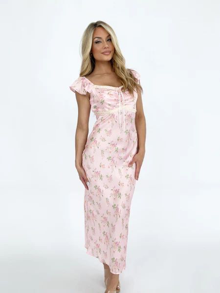 Rose Petal Maxi Dress | Lane 201 Boutique