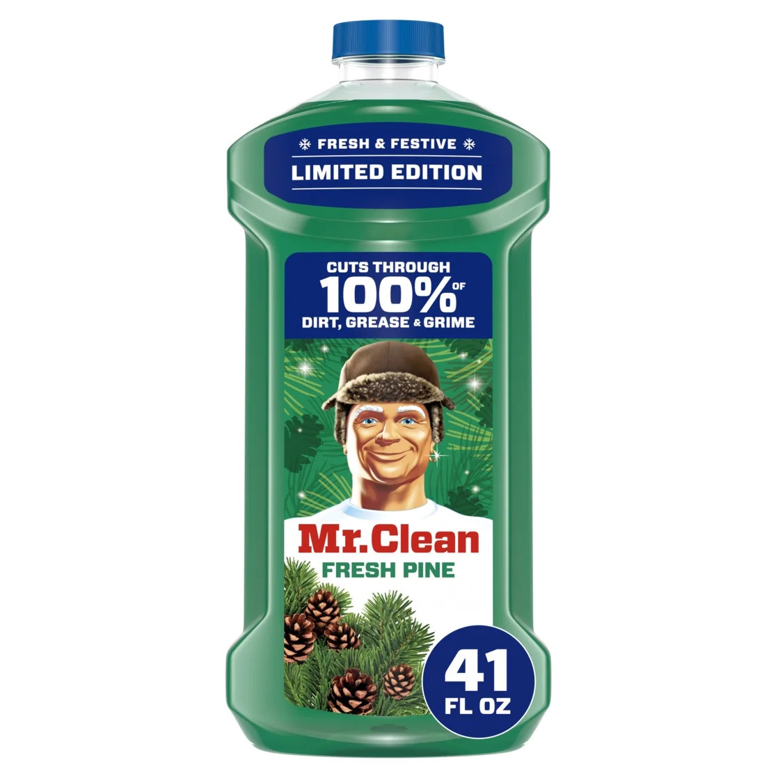 Mr. Clean All Purpose Cleaner, Floor Cleaner, Mop Soap, Cleaning Liquid, Fresh Pine, 41oz | Walmart (US)