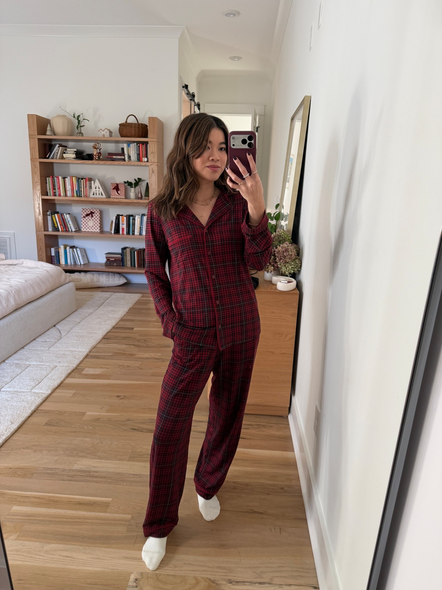 Wearing size XS in the PJ set!

mom outfit, pjs, holiday pjs, red pjs, flannel pjs, Christmas pjs, sleepwear, cozy outfit,  

 

#LTKHoliday #LTKmomlife #LTKselfcare