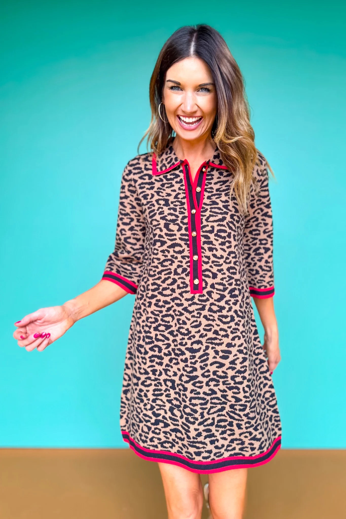 SSYS Eleanor Knit Dress In Animal *FINAL SALE* | SSYS