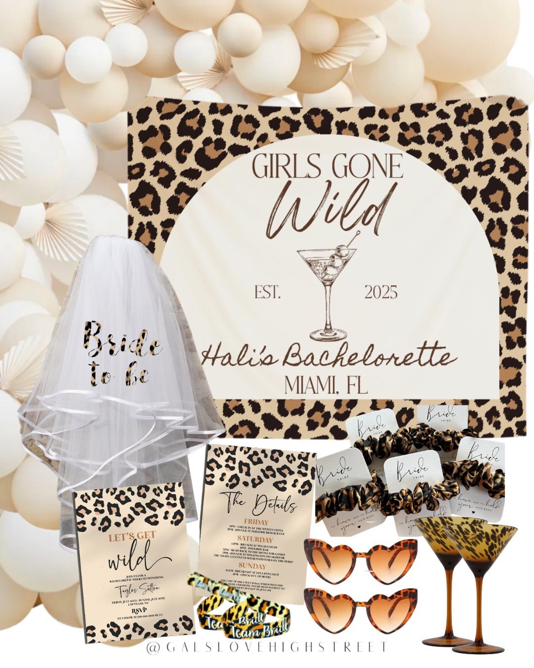 Bride to be, hen party, girls gone wild, leopard print, summer bride, hen do

#LTKwedding #LTKpartywear #LTKuk