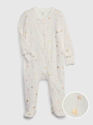 Baby Brannan Bear Footed One-Piece | Gap (US)