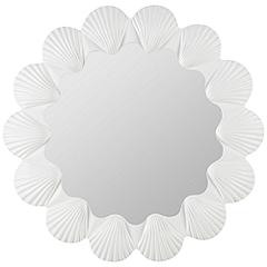 Cooper Classics Bunny Painted White 32" Wall Mirror | Lamps Plus