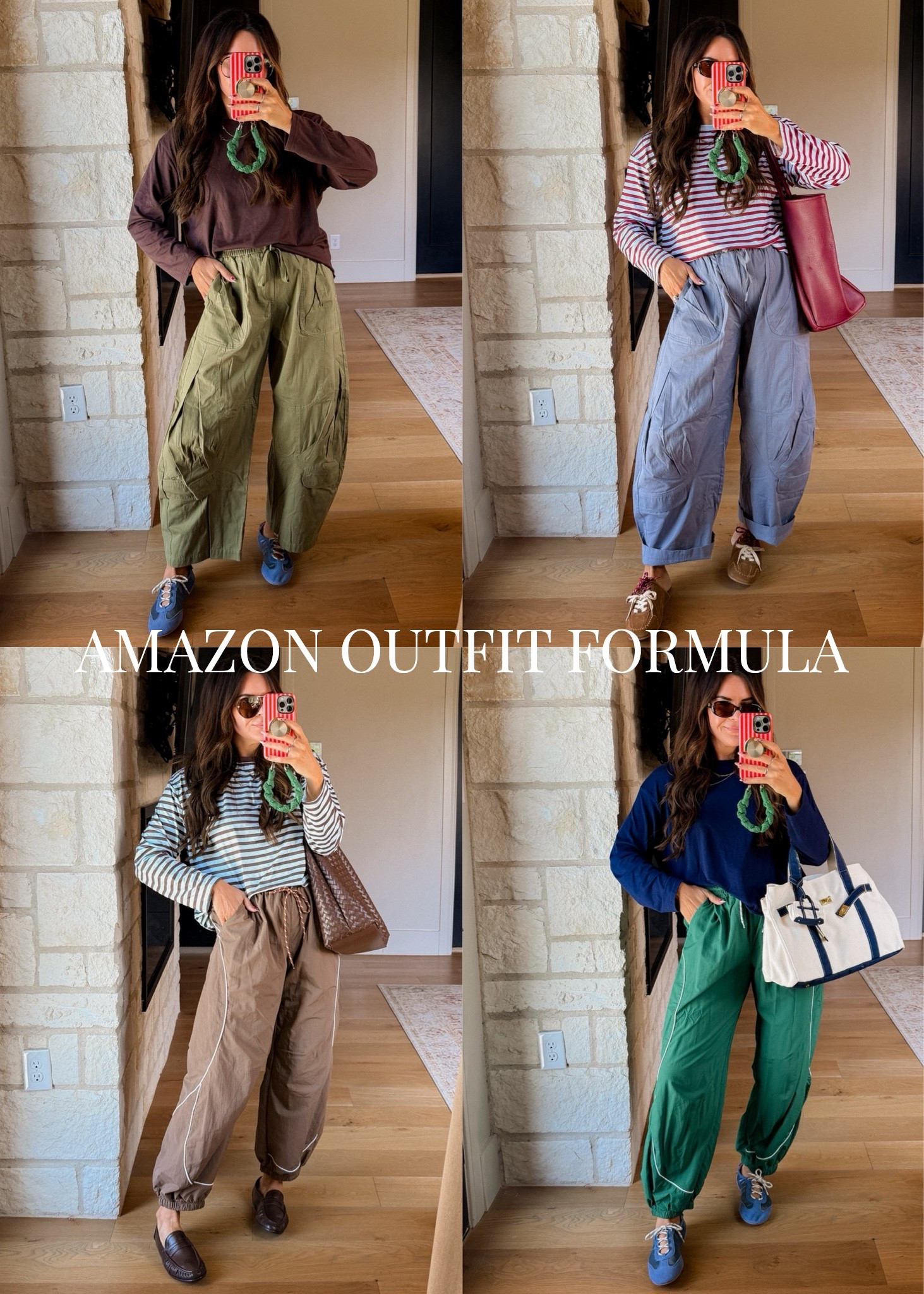 Love these long sleeves from Amazon! I get the XL. They are effortlessly cool girl and so easy to style with cool pants! 
Pants I get an Xl too.

#LTKOver40 #LTKMidsize #LTKootd
