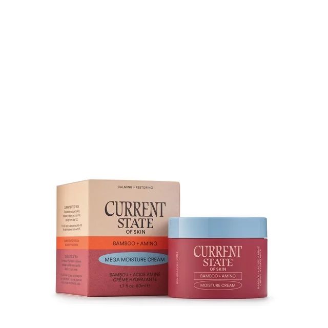 Current State Bamboo Amino Mega Moisture Cream for Everyday Care and Dry Skin, 1.7 fl oz | Walmart (US)