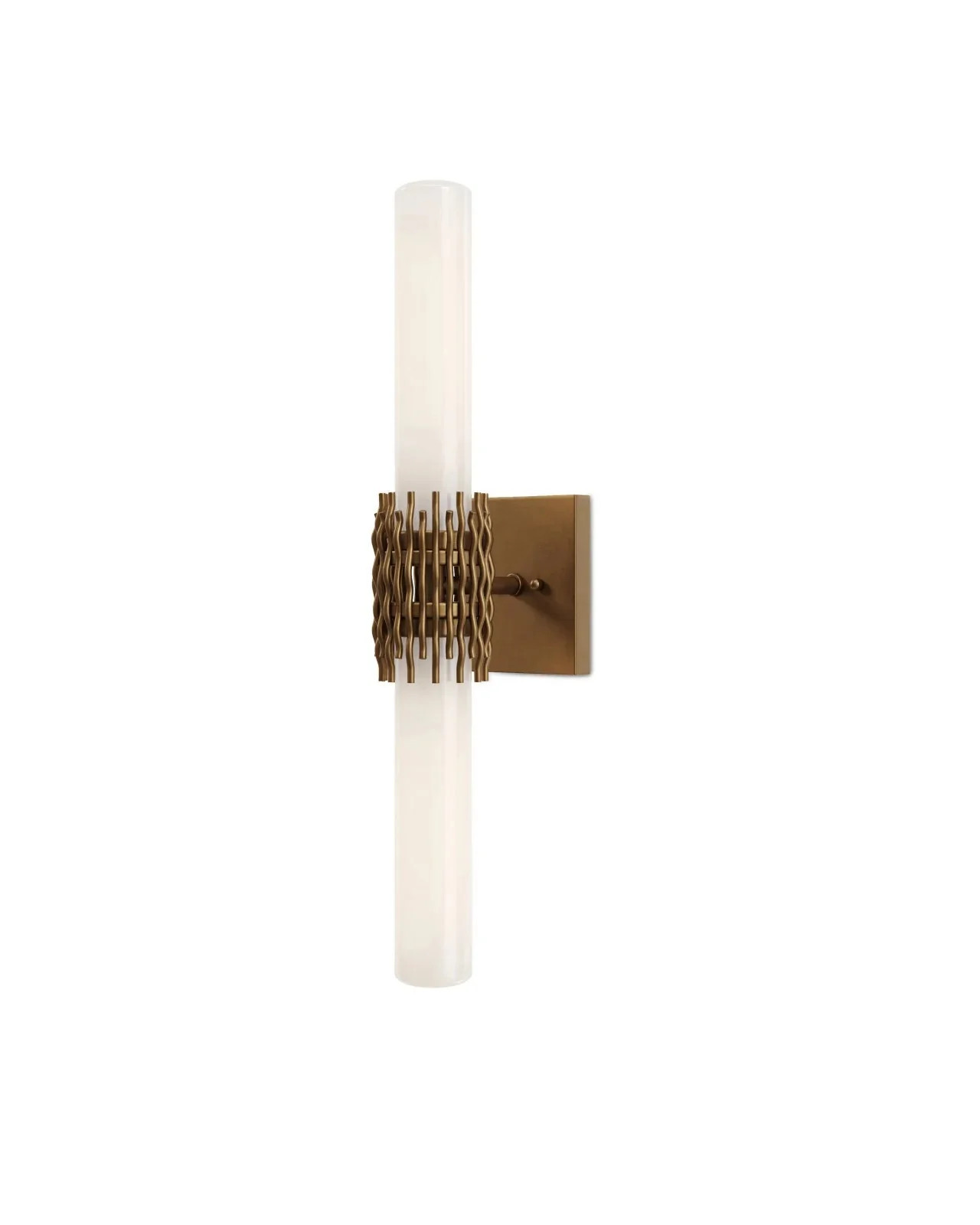 Brietta Brass Bath Wall Sconce | Outrageous Interiors + Design