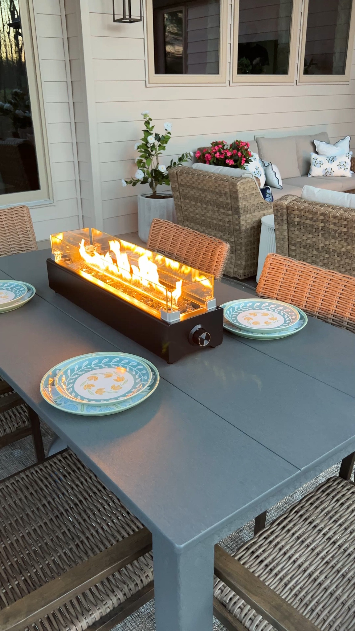 Summer patio Tablescape

Summer patio styling 
Patio Inspo
Summer patio 
Patio aesthetic 
Patio table 
Patio firepit

#LTKSeasonal #LTKHome