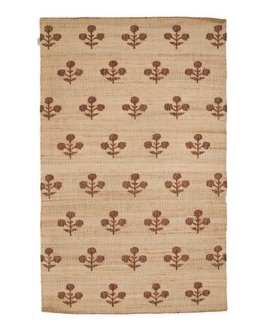 Wool And Jute Blend Handwoven Rug | TJ Maxx